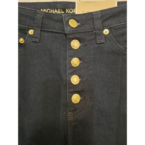 NWT Michael Kors Denim Jeans Blue Skinny High Rise Size 4 - Picture 4 of 8